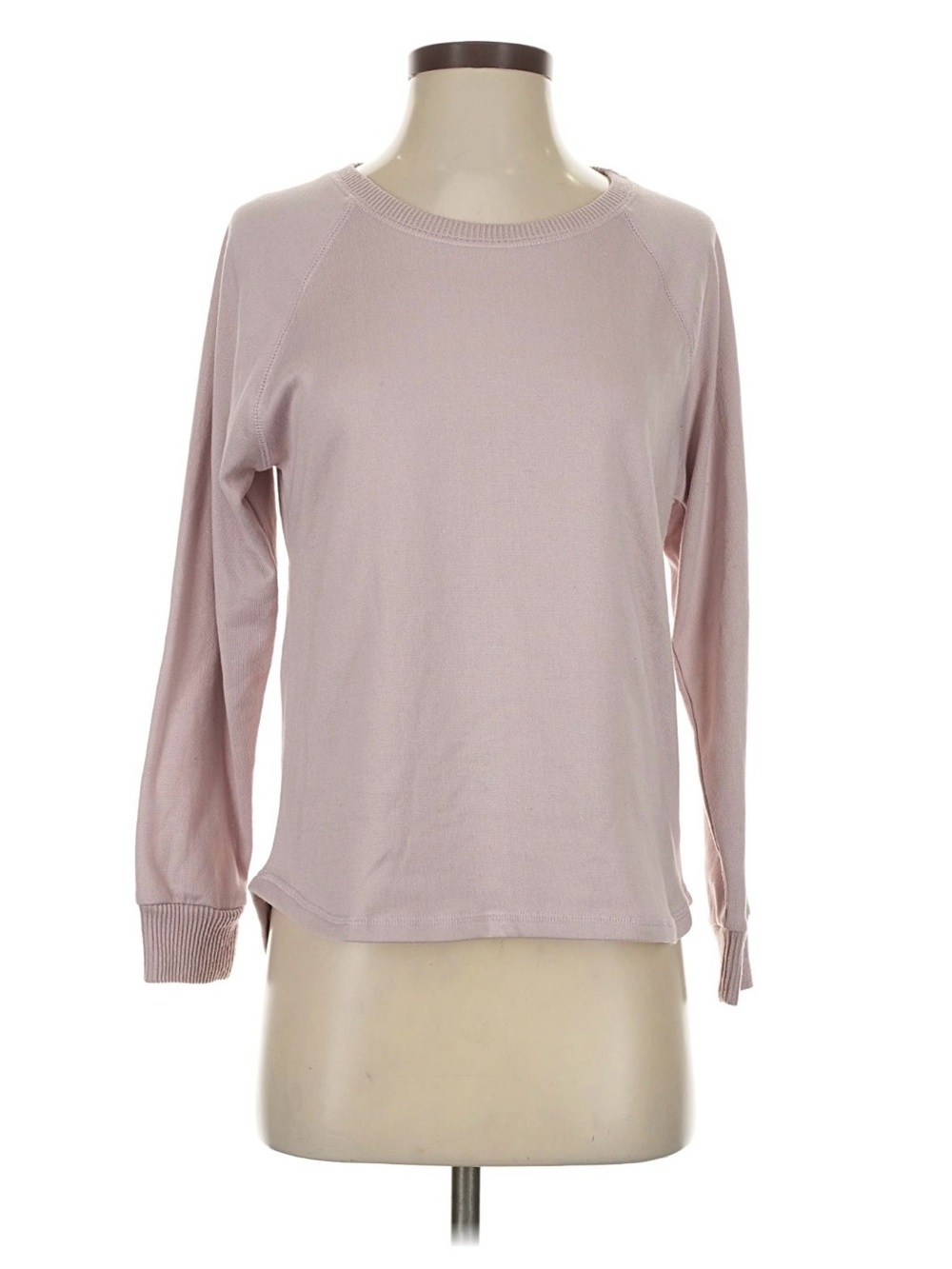 Splendid Pale Pink Crewneck Long Sleeve Pullover